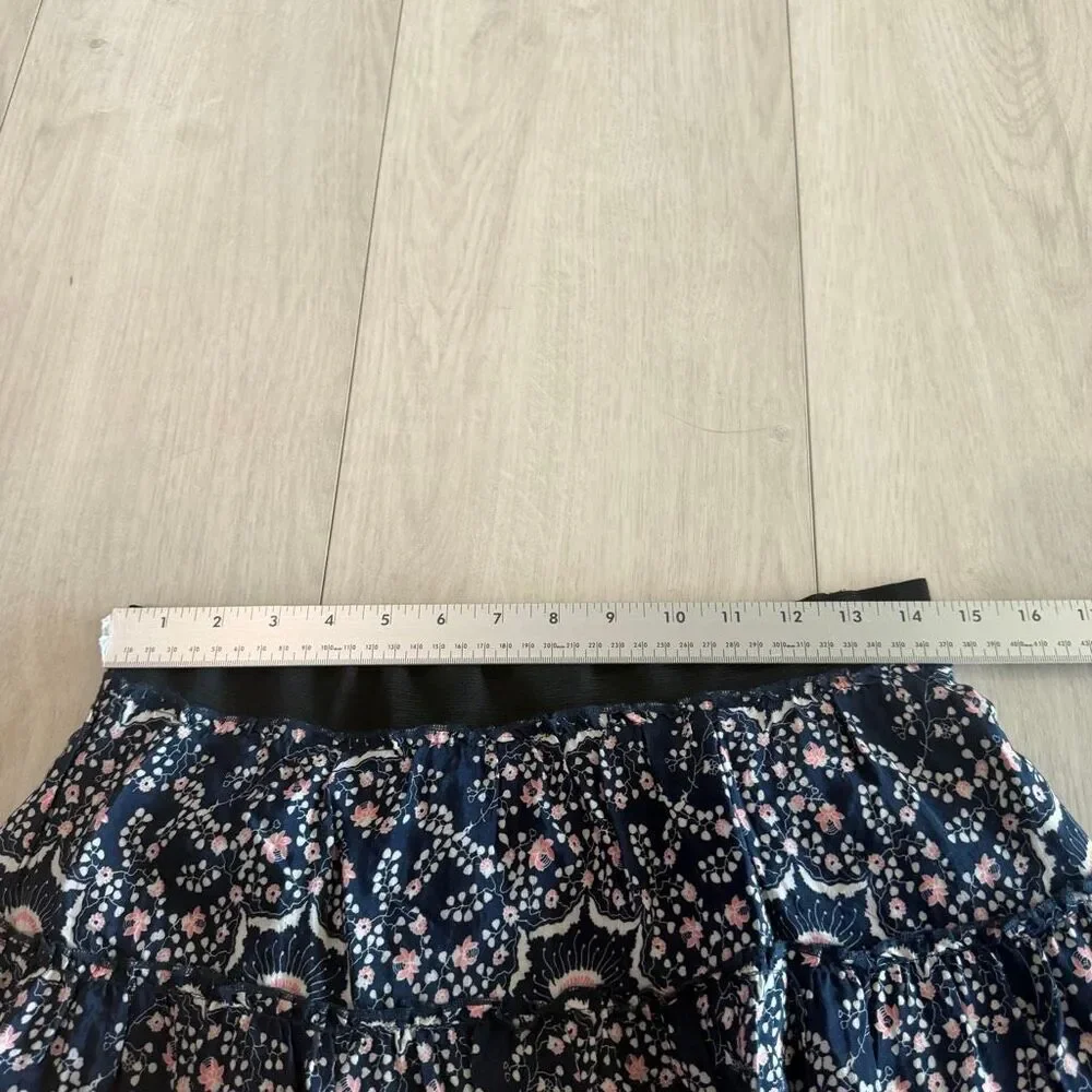 Free People Festival Flared Skirt Boho Gypsy Gold sequins Size s